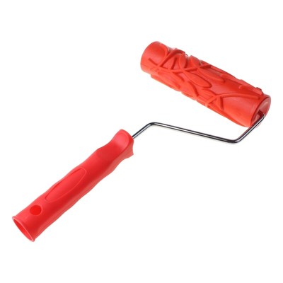 Paint Roller Decorative Texture Roller 7 inch Embossed Handle for DIY
