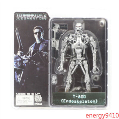 NECA Terminator 2 Judgment Day 7'' T-800 Endoskeleton Arnold Action Figure Model