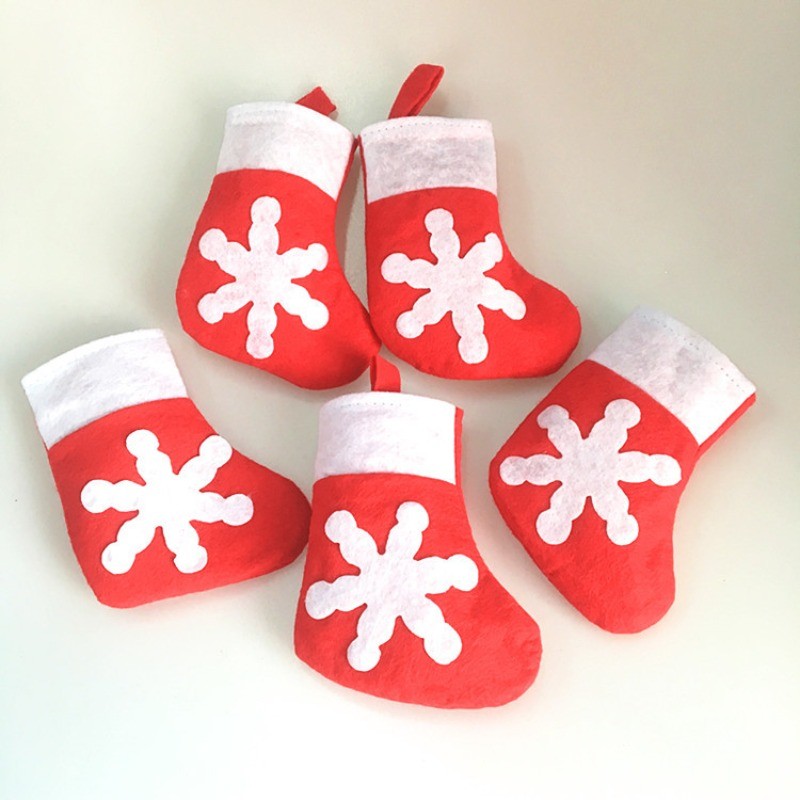 4/6/12PCS Weihnachten Geschirr Besteck Silberware Halter Tasche Weihnachtsmann