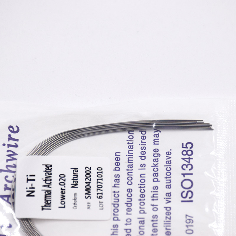 Fil Orthodontique Niti à Mémoire De Forme Thermique - Section Ronde - Neuf - Pour Dentiste