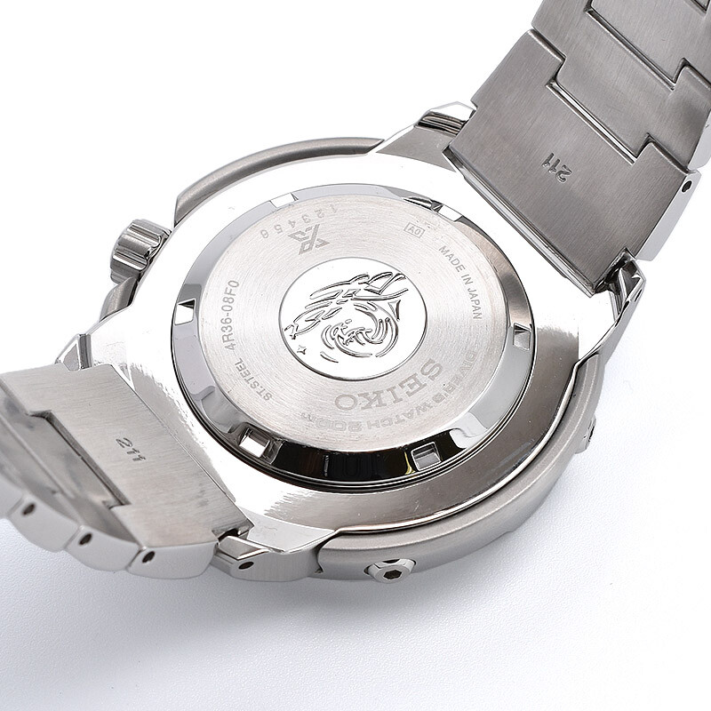 Pre-owned Seiko Prospex Sbdy053 Baby Tuna Mechanical Automatic Watch Ice Blue Dial 48mm