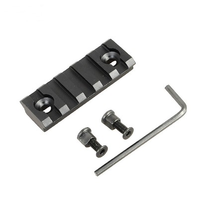 Hunting 5 Slot Picatinny/Weaver Rail Mount Base for 20mm Rail Keymod Aluminum