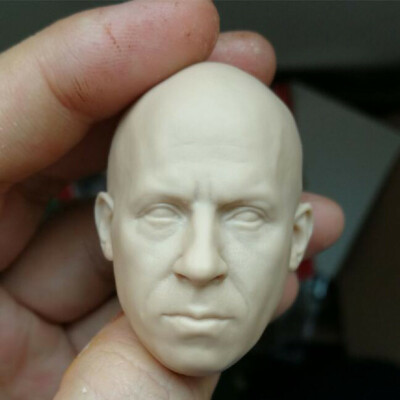 Blank Hot 1/6 Scale Speed And Passion Vin Diesel Head Sculpt Unpainted