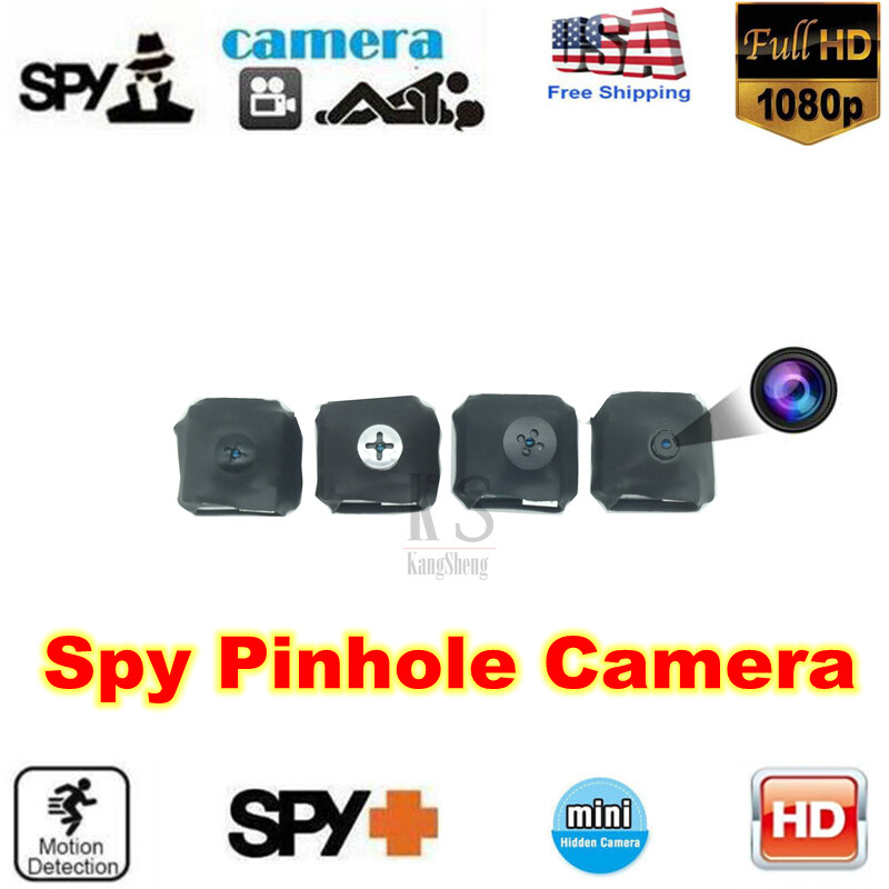 HD Mini DV Spy Pinhole Camera 1080P Small Nanny DVR Camera Screw Button Lens Cam