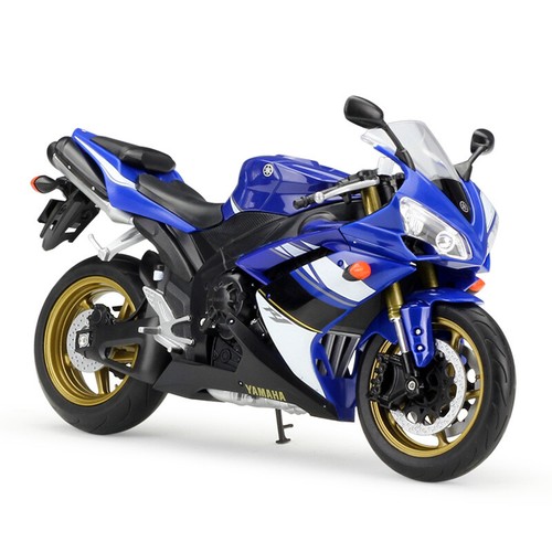 輸入雑貨　希少生産少　ヤマハYZF-R1モデル　フィギア付　アートパネル 1:10 Yamaha YZF-R1 Motorcycle Model Diecast Boys Toys for