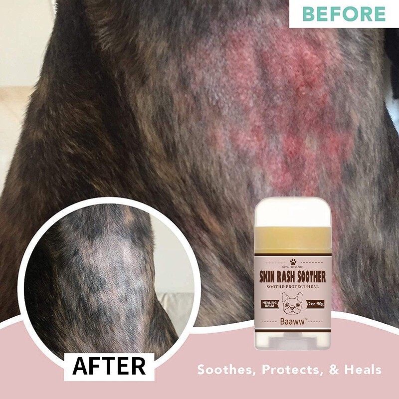 Dog Skin Rash Soother, Easy to use Stick 2OZ, Allergy and Itch Relief for Pets