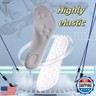 Insoles for Women Man,Cloud Soles for Men Women,4D Cloud Soles for Men,Anti Fatigue, Shock Absorption, Foot Pain Relief (Gray, M)
