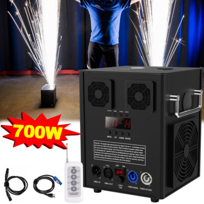 4PCS 700W Cold Spark Machine Stage Effect DMX Firework DJ Event Party Wedding
