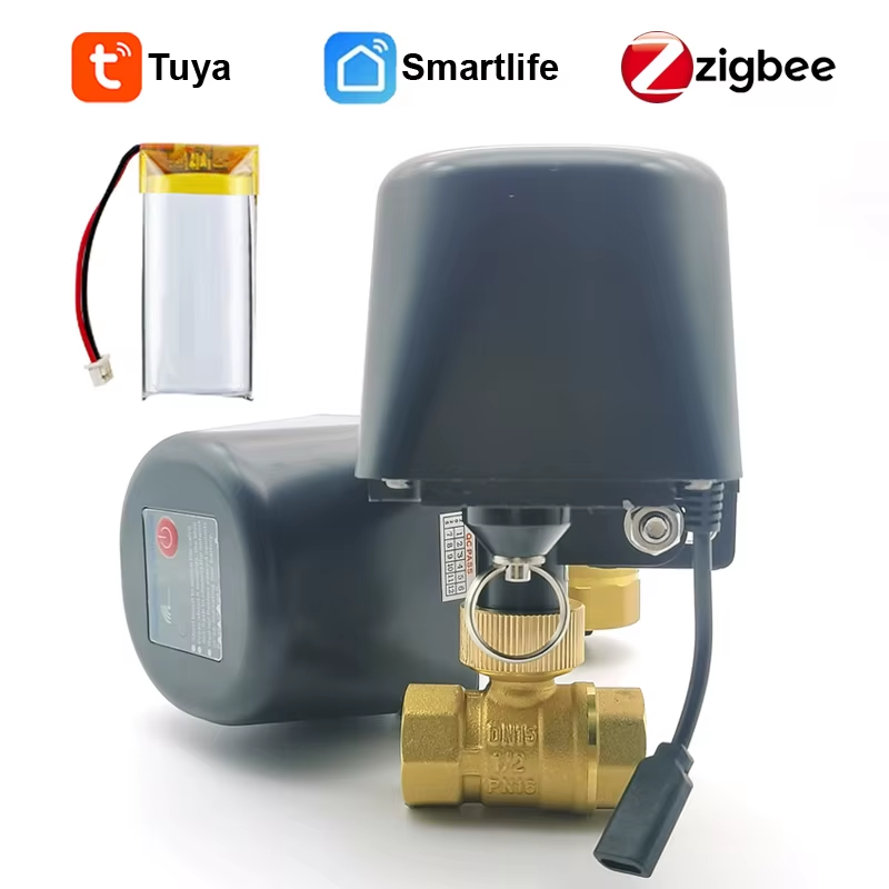 Rechargeable Battery Tuya Zigbee Timer Automatic Irrigation Watering Controller