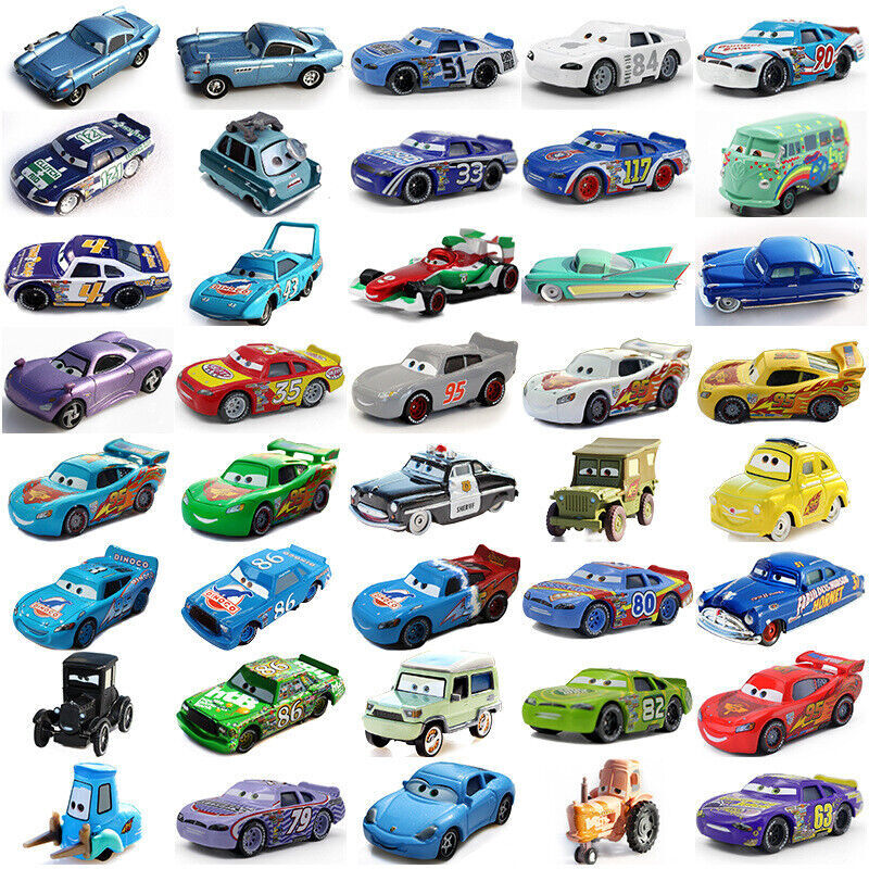 Pixar Cars 3 Original 1:55 Diecast Cruz Black Storm Jackson Fritter Toy Car Gift