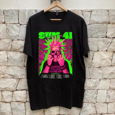 Sum 41 North America Tour 2024 T Shirt Full Size S-5XL