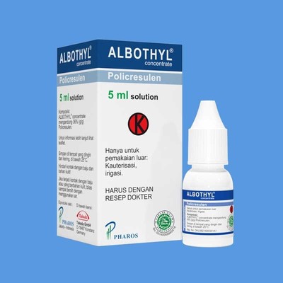 2 Albothyl 5ml Concentrat Policresulen Antitrichomonal Candidal Agent For Thrsh