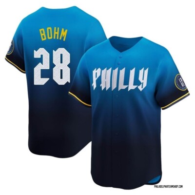 Philadelphia Phillies - City Connect MEN's Stitched Jersey Alec Bohm #28 - L