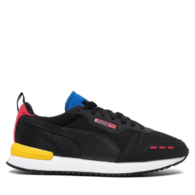 

Мужские кроссовки Puma R78 Black-Black-High Risk Red (373117 38