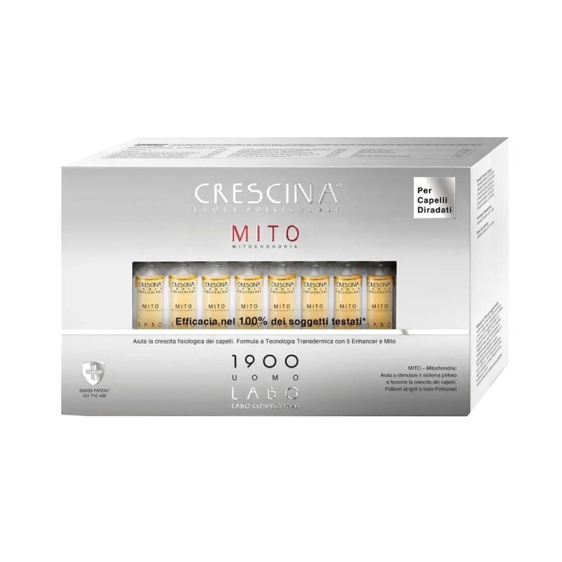 Labo Suisse 1900 Man - Crescina Transdermic Follicular Islands Mito 40 Vials