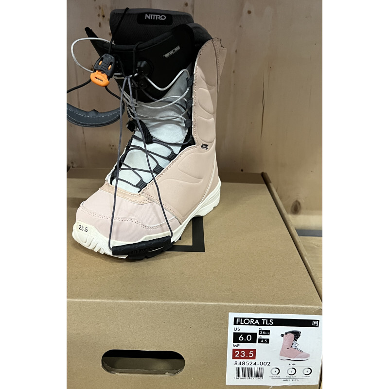 Nitro Flora Tls Rose Taille Mp235 Us6 Eu36 2/3 Uk4.5 Boots De Snowboard