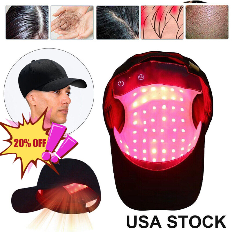 Infrared Red Light Therapy Cap Hair Regrowth Treatment Hair 