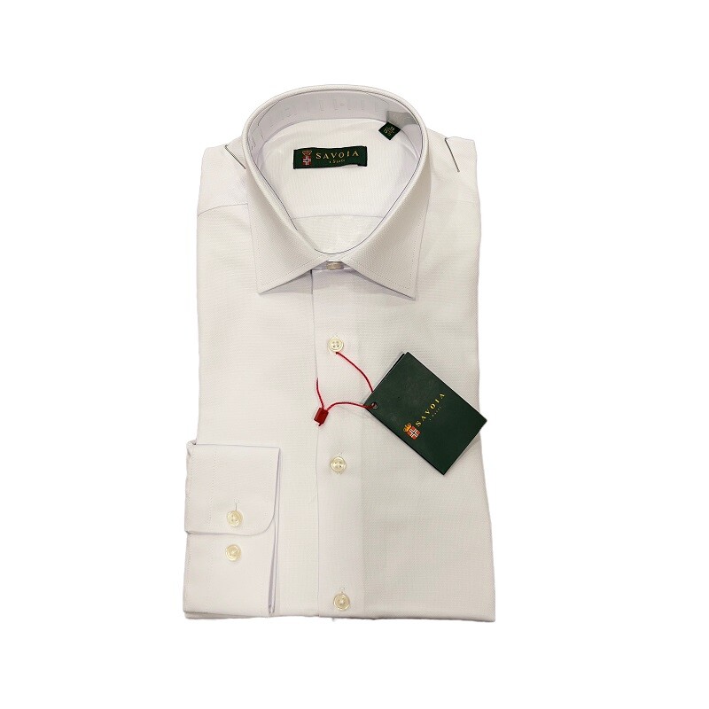 

Мужские рубашки Savoia Cotton White Nest D Bee Oxford с коробкой, Белый