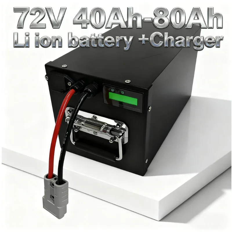 72V 40-80Ah with BMS for Motorcycle Electric Car Golf Cart Scooter High Capacity