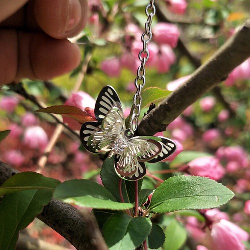 Glow In The Dark Butterfly Bookmark Tibetan Silver Book Marker Stationery DIY-ls