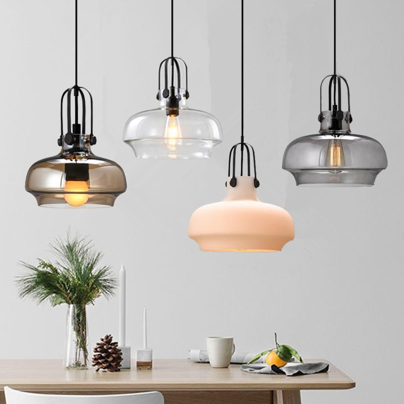 Details About Glass Pendant Lights Bedroom Lamp Kitchen Ceiling Light Home Chandelier Lighting