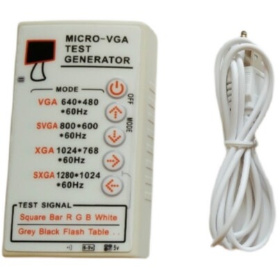 Portable VGA Signal Generator SVGA/XGA For LCD & CRT Multiple Test Signal