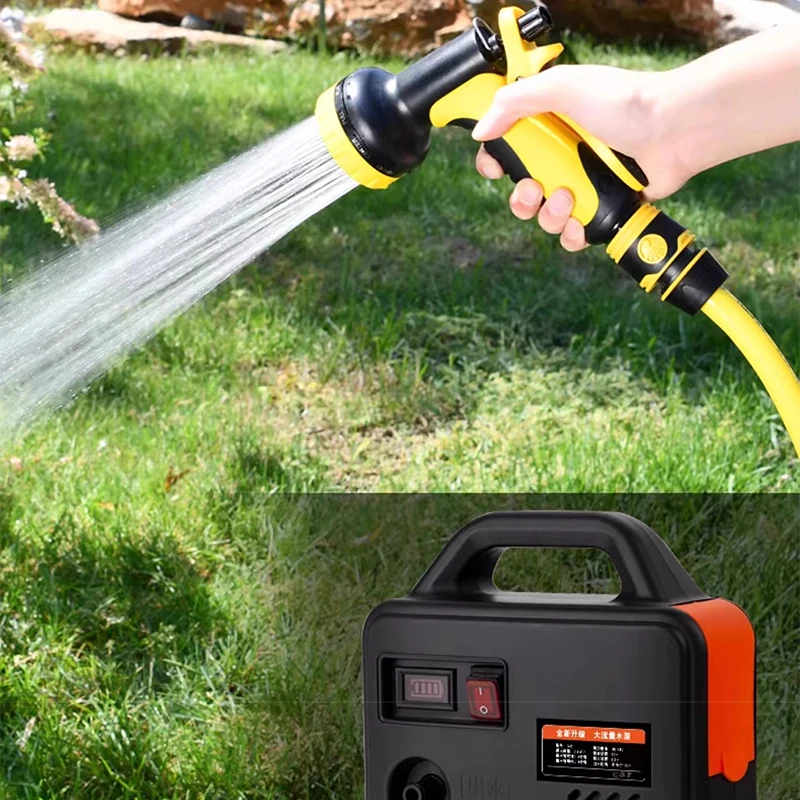 Electric Water Pump 30M Cordless Watering Machine Rechargeable Garden Watering T