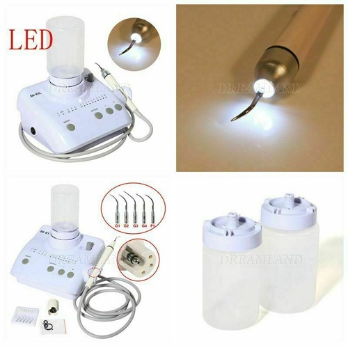 Dental Ultrasonic Scaler (LED) Handpiece 2 Bottles fit Cavitron EMS Woodpecker