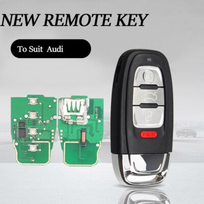 2008+ New Smart Keyless For Audi A4 A5 S4 S5 Q5 Remote Key Fob 315MHz IYZFBSB802
