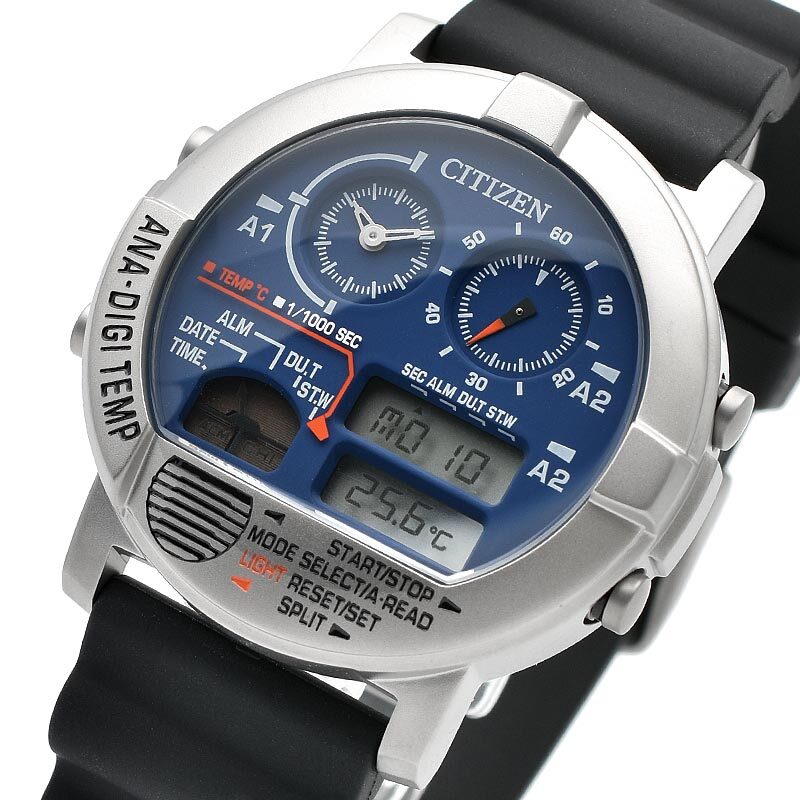 CITIZEN Collection RECORD LABEL ANA-DIGI TEMP JG0070-20L Watch