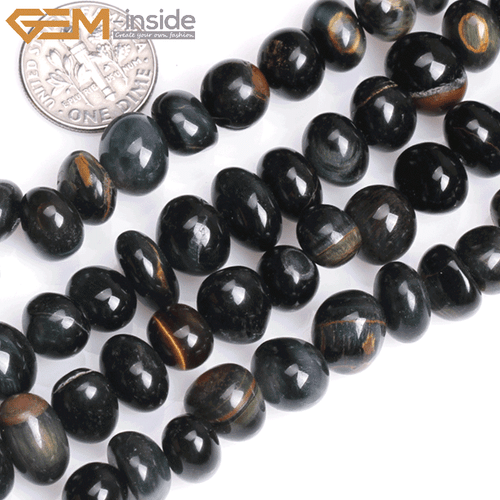 8x12mm Natural Gemstones Nugget Potato Freeform Beads For Jewellery Making 15