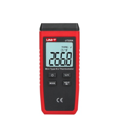 UNI-T UT320A Mini Contact Thermometer Single-channel K/J Thermocouple Temp 1300 