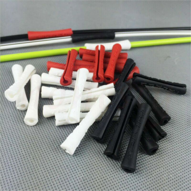 20X Silicone Bicycle Outer Brake Gear Cable Wrap Frame Prote