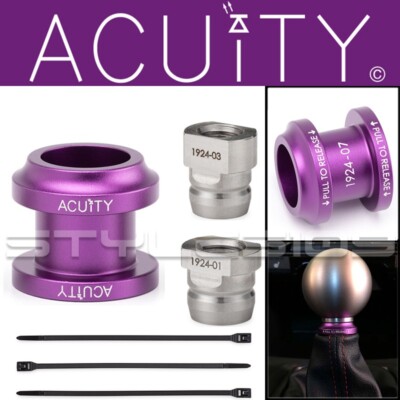 ACUITY 1924-K6 Shift Boot Collar Most Acura / Honda - Satin Purple Aluminum