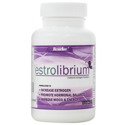 ESTROLIBRIUM for Women Increase Estrogen, Hormone, Energy 120 Capsules