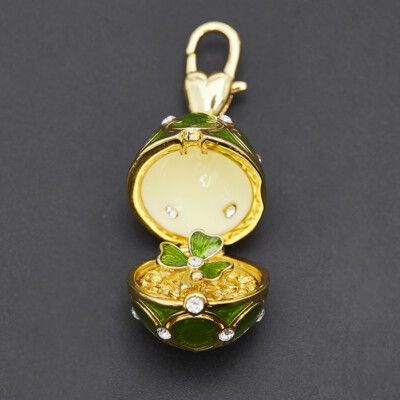 Juicy Couture Enamel Glaze Clover Snowflake Love Egg Pendant