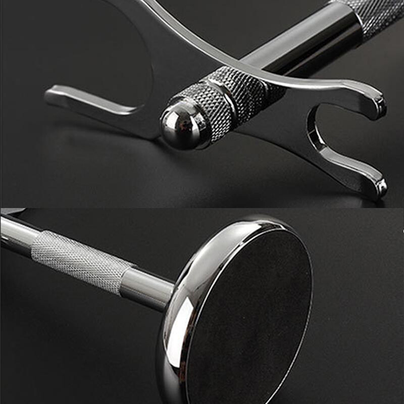 Men Razor Holder Stainless Steel Shaving Brush Stand Safety Razor HoldAM