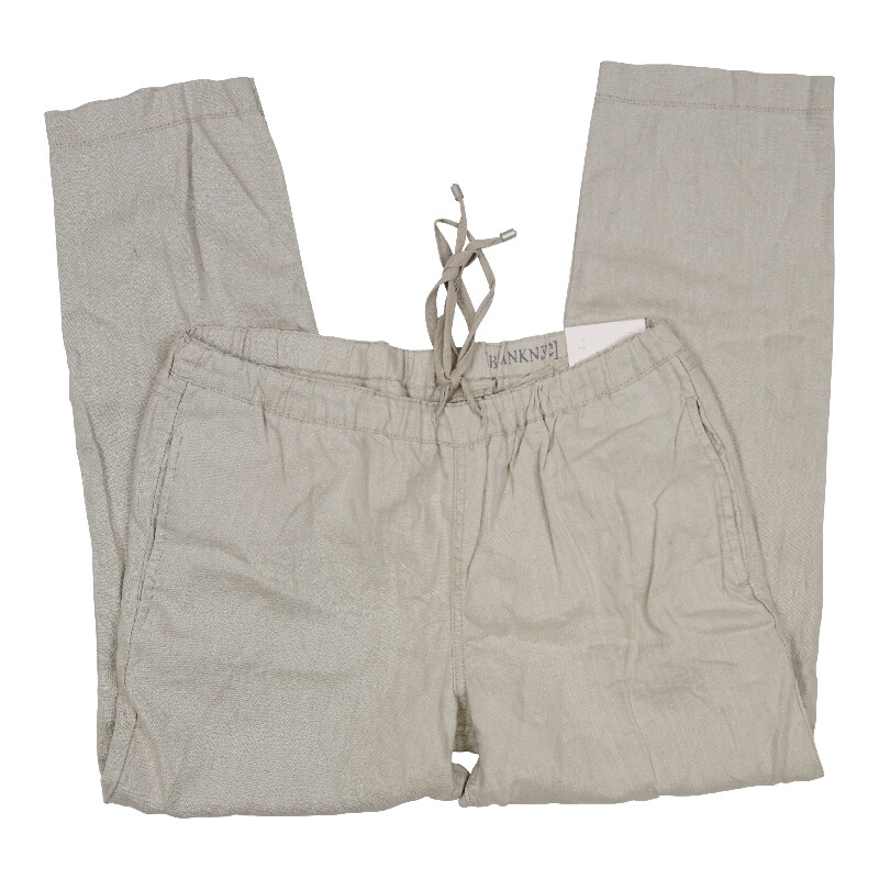 

ЖЕНСКИЕ ЛЬНЯНЫЕ БРЮКИ BLANK NYC С ЗАВЯЗКОЙ, Light brown