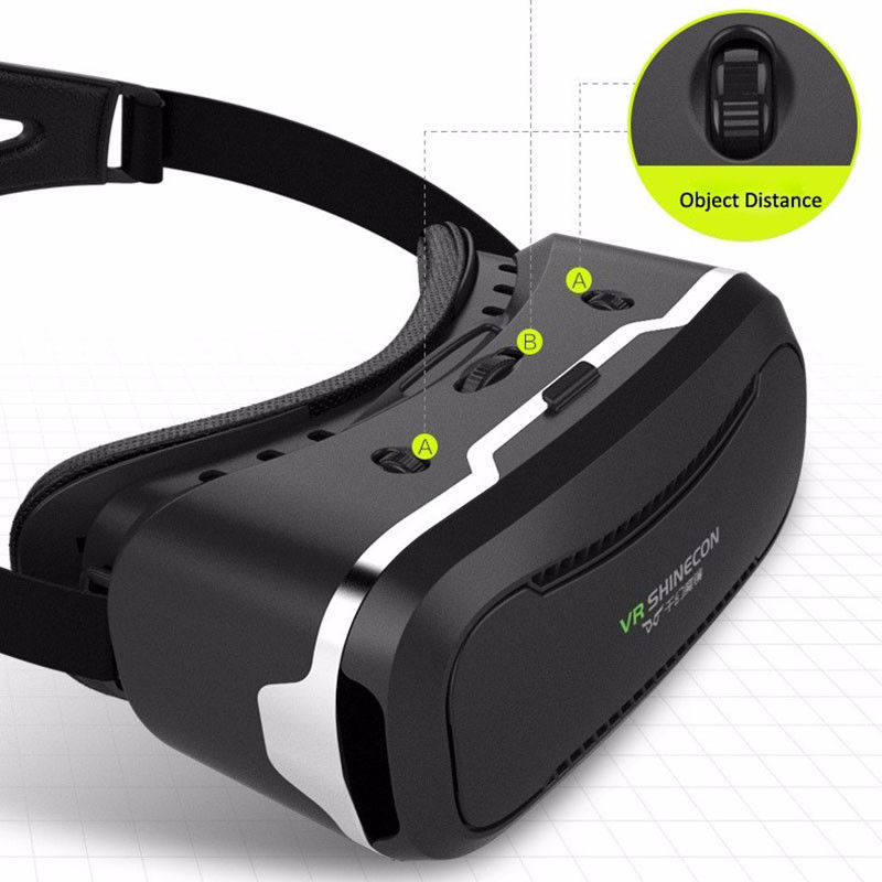 New 3D VR BOX 4.0 Virtual Reality Glasses Movie Game with Bluetooth Control USA