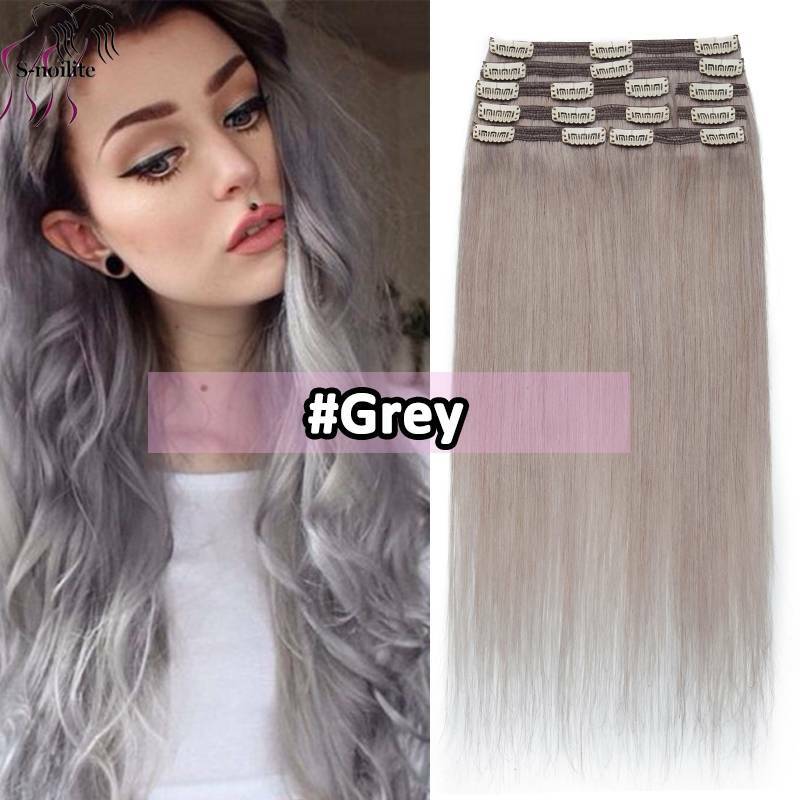 Real THICK 160g++ Double Weft Clip In Remy Human Hair Extensions Full Head XL462