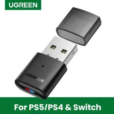 UGREEN USB Bluetooth 5.0 Transmitter Audio Adapter for PS4 PS5 Nintendo Switch