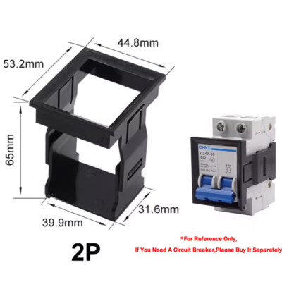 1/2/3/4 Pole MCB Panel Snap Buckle Mounting Bracket Circuit Breaker Accessories