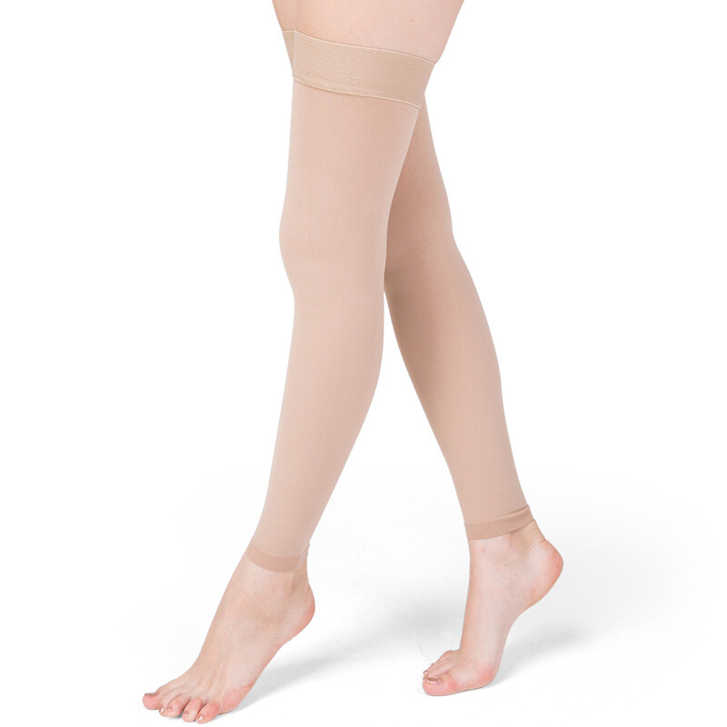 20-30 mmHg Leg Compression Sleeve Socks Thigh High Varicose Stockings Men Women