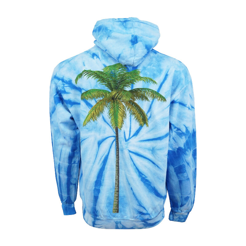 МУЖСКАЯ Кофта с капюшоном PTC TOKYO PALM TREE CREW TIE DYE