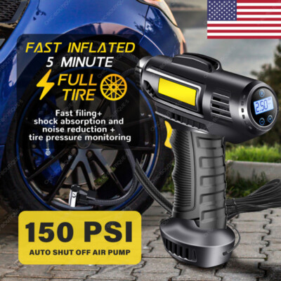 FAST Cordless Electric Car Tyre Inflator Pump Portable Tire Air Compressor Pump