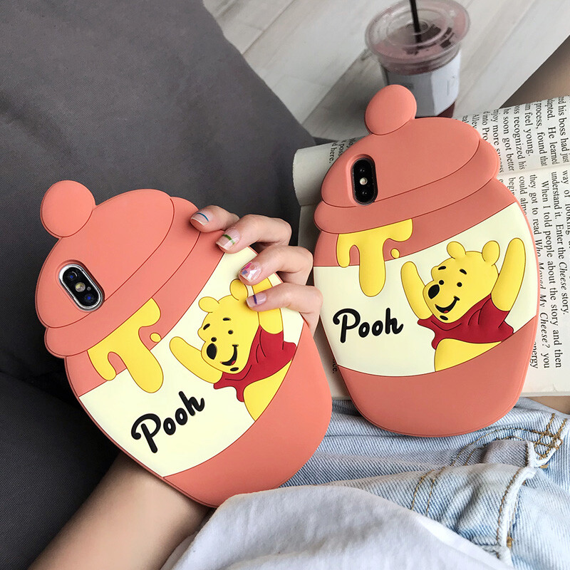 3D Winnie The Pooh Bear Honey Jar Phone Case For iPhone 11 ...