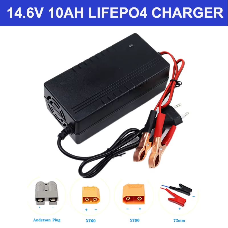 4S 12v High Power 14.6V/12.8V 10A Lifepo4 Charger 110-220V for Lithium iron phos