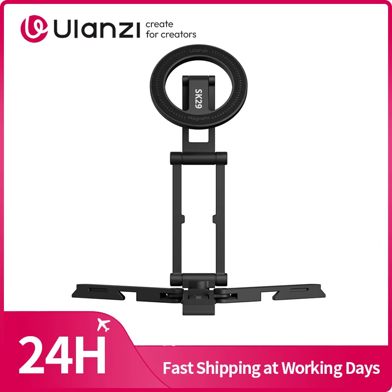 Foldable Phone Stand with Magnetic Ring / Phone Clip Mount Tripod Selfie Mantis