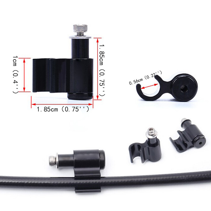 6pcs Bicycle Cable Guide Bike Hydraulic Brake Line Holder Hose Wire Clips.aEN