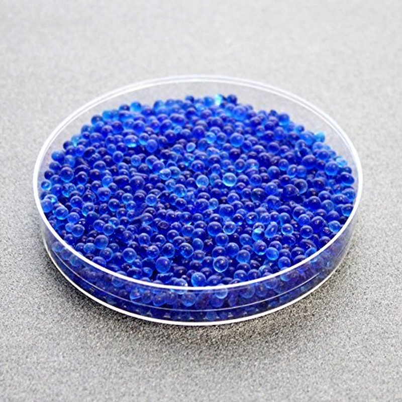 [2 LBS] Blue Premium Indicating Silica Gel Beads(Industry Standard 2-4 mm) - Reu